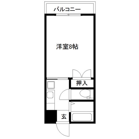 仙台駅・東北学院大すぐそこ！東八番丁の郡山ハイツの物件間取画像